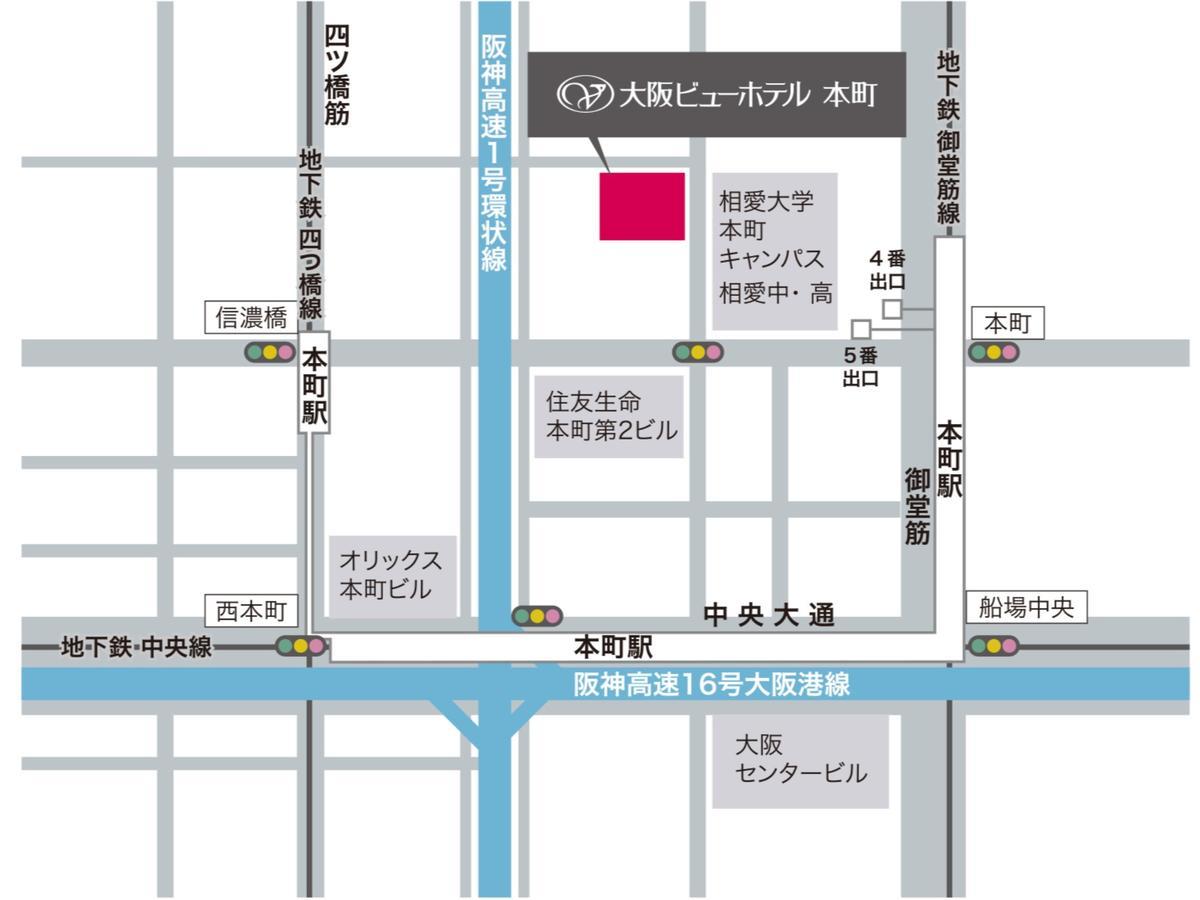Osaka View Hotel Honmachi Luaran gambar